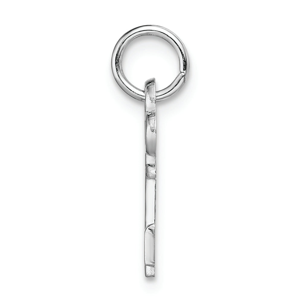 FJC Finejewelers 14k White Gold Initial H Key Charm