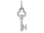 FJC Finejewelers 14k White Gold Initial H Key Charm
