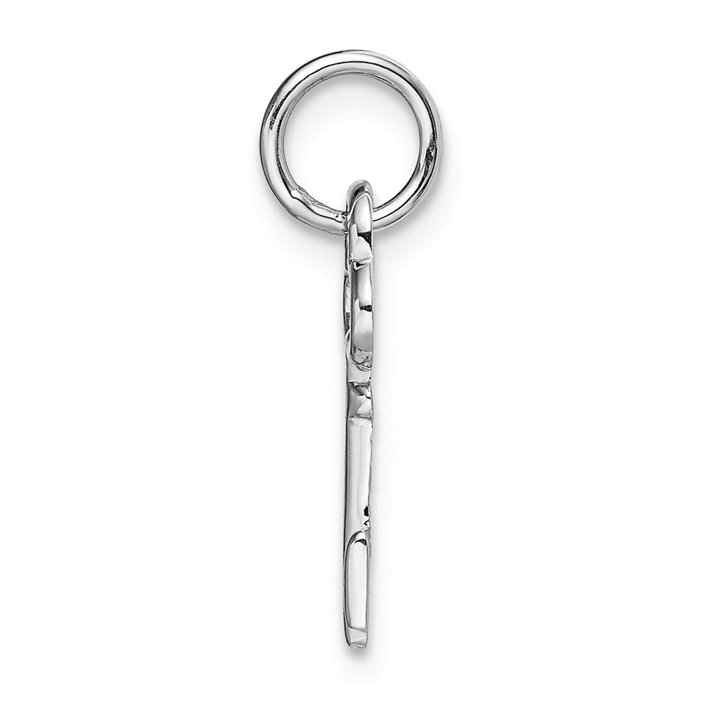 FJC Finejewelers 14k White Gold Initial I Key Charm
