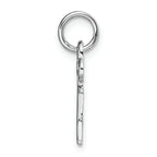 FJC Finejewelers 14k White Gold Initial I Key Charm