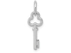 FJC Finejewelers 14k White Gold Initial I Key Charm