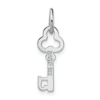 FJC Finejewelers 14k White Gold Initial J Key Charm