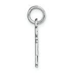 FJC Finejewelers 14k White Gold Initial J Key Charm