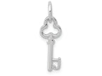 FJC Finejewelers 14k White Gold Initial J Key Charm