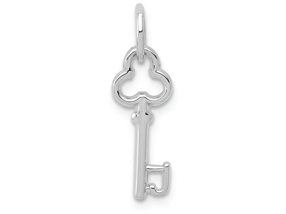FJC Finejewelers 14k White Gold Initial J Key Charm