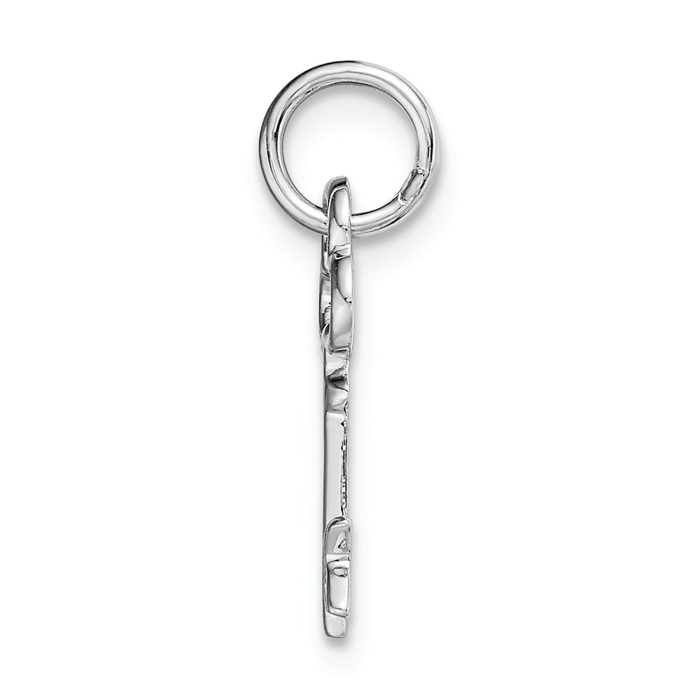 FJC Finejewelers 14k White Gold Initial K Key Charm