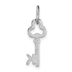 FJC Finejewelers 14k White Gold Initial K Key Charm