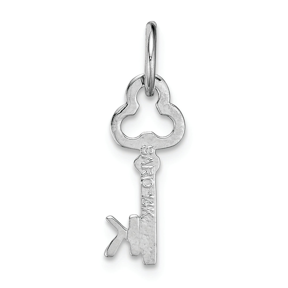 FJC Finejewelers 14k White Gold Initial K Key Charm