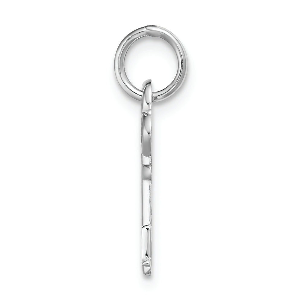 FJC Finejewelers 14k White Gold Initial L Key Charm