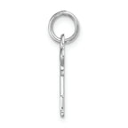 FJC Finejewelers 14k White Gold Initial L Key Charm