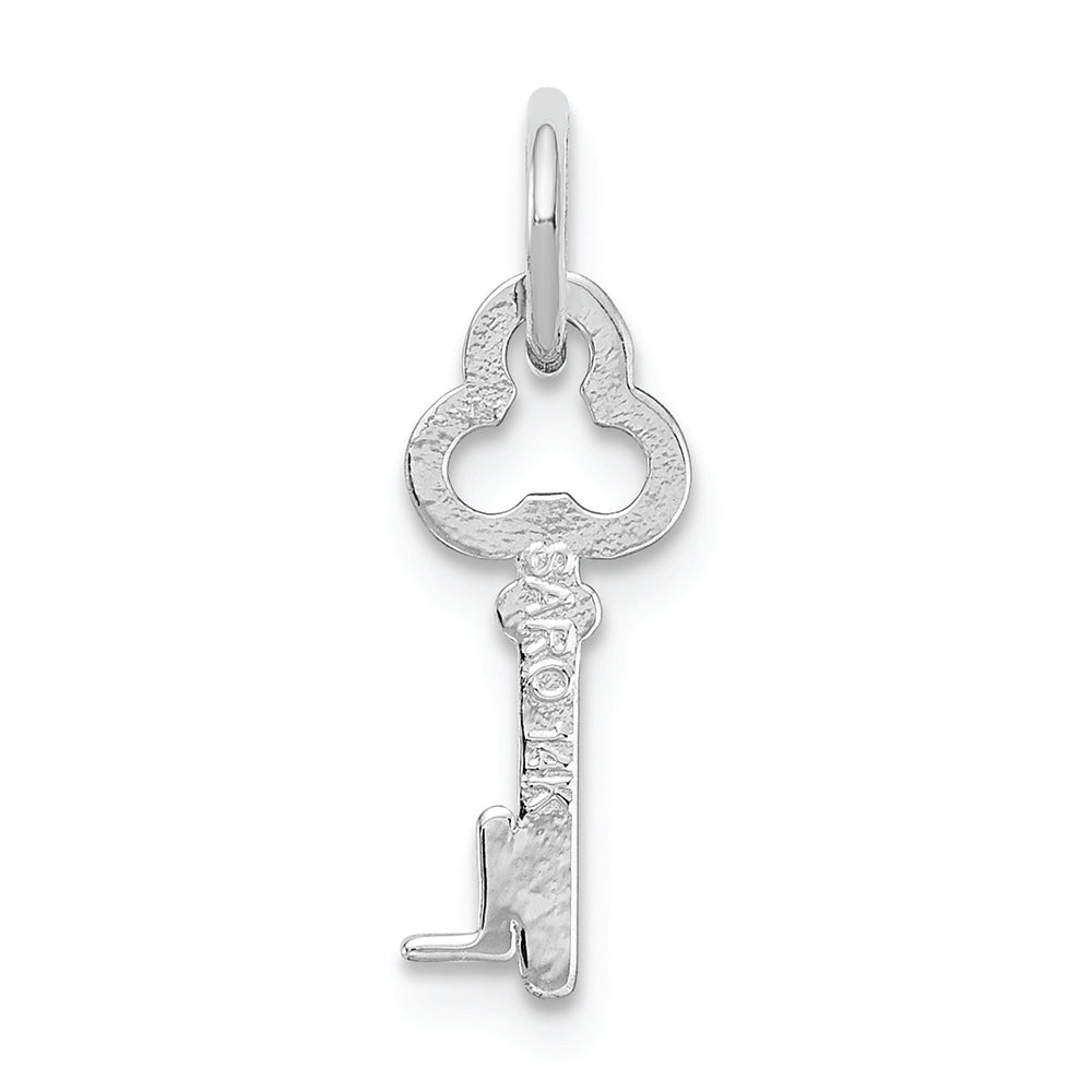 FJC Finejewelers 14k White Gold Initial L Key Charm