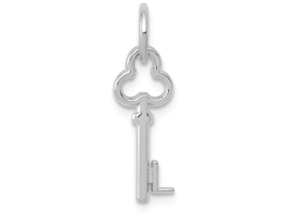 FJC Finejewelers 14k White Gold Initial L Key Charm
