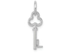 FJC Finejewelers 14k White Gold Initial L Key Charm