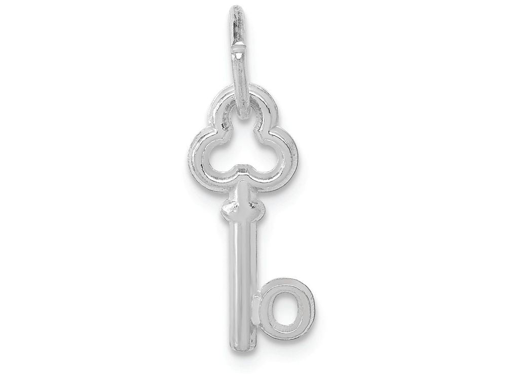 FJC Finejewelers 14k White Gold Initial O Key Charm