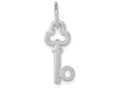 FJC Finejewelers 14k White Gold Initial O Key Charm