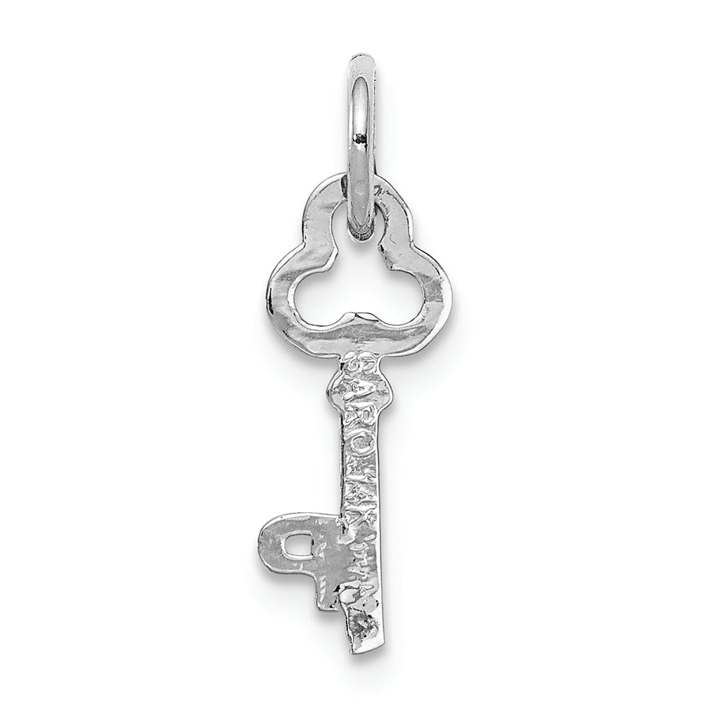 FJC Finejewelers 14k White Gold Initial P Key Charm