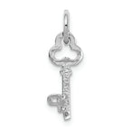 FJC Finejewelers 14k White Gold Initial P Key Charm