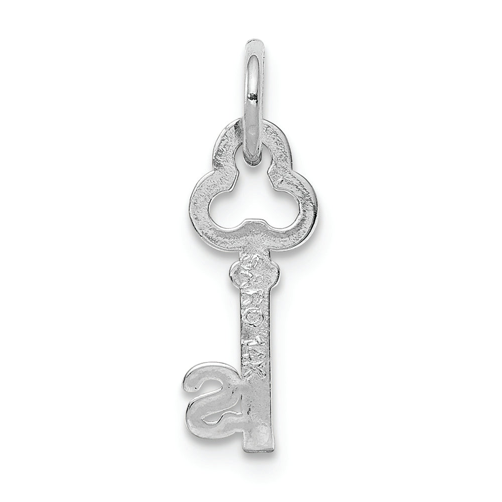 FJC Finejewelers 14k White Gold Initial S Key Charm