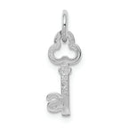 FJC Finejewelers 14k White Gold Initial S Key Charm