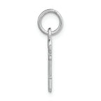 FJC Finejewelers 14k White Gold Initial T Key Charm