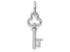 FJC Finejewelers 14k White Gold Initial T Key Charm