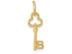FJC Finejewelers 14k Yellow Gold Initial B Key Charm