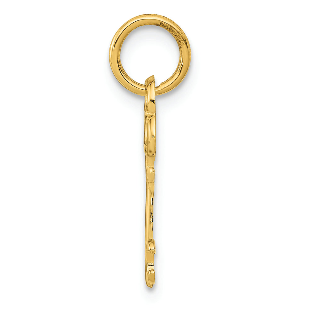 FJC Finejewelers 14k Yellow Gold Initial C Key Charm