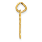 FJC Finejewelers 14k Yellow Gold Initial D Key Charm
