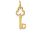 FJC Finejewelers 14k Yellow Gold Initial D Key Charm