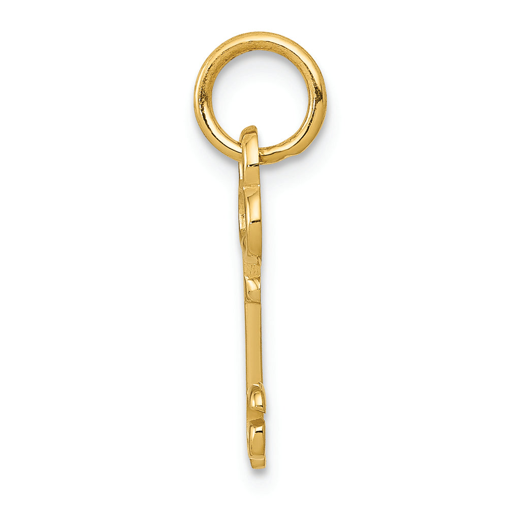 FJC Finejewelers 14k Yellow Gold Initial G Key Charm