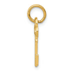 FJC Finejewelers 14k Yellow Gold Initial H Key Charm
