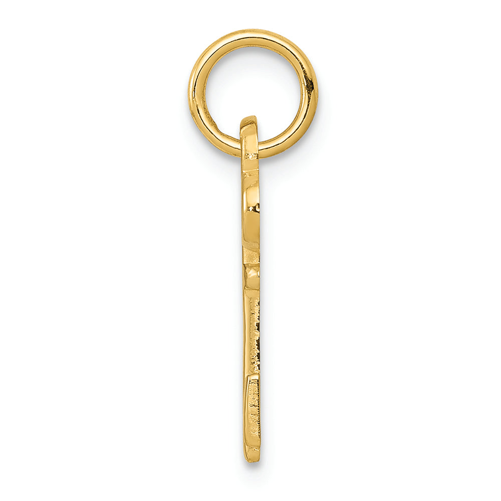 FJC Finejewelers 14k Yellow Gold Initial I Key Charm