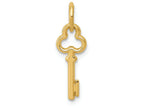 FJC Finejewelers 14k Yellow Gold Initial I Key Charm