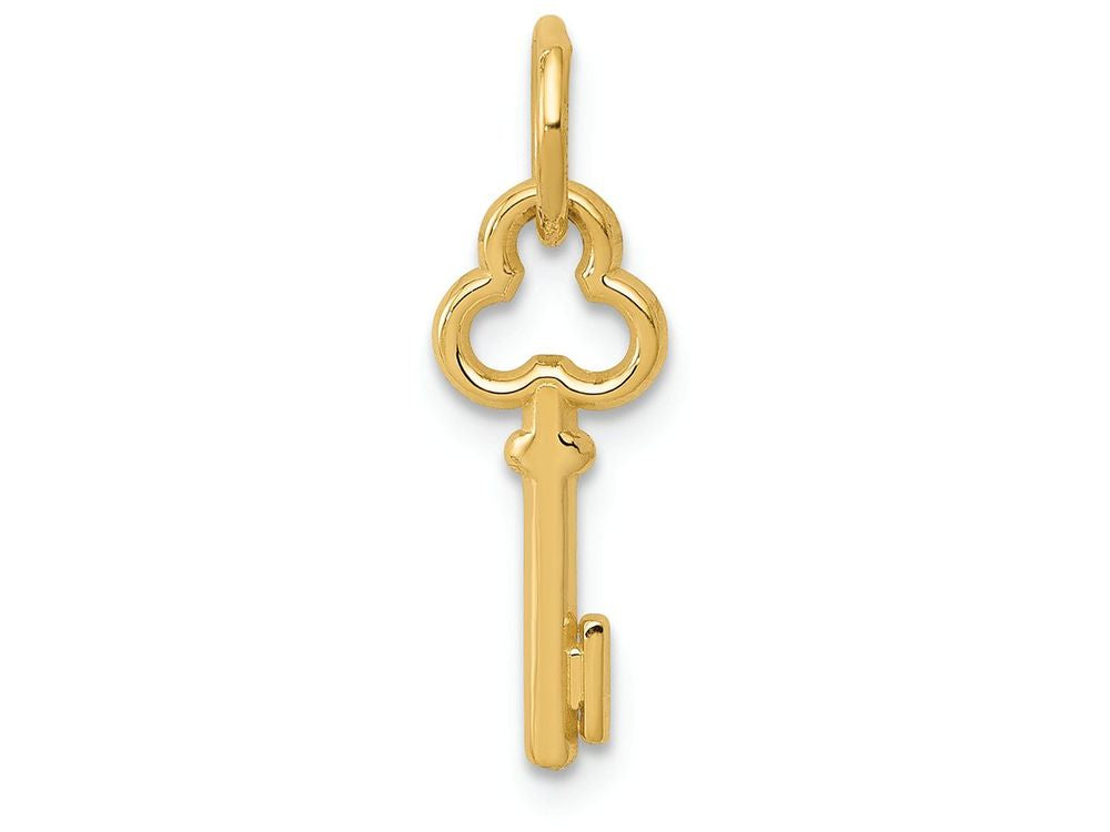 FJC Finejewelers 14k Yellow Gold Initial I Key Charm