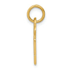 FJC Finejewelers 14k Yellow Gold Initial J Key Charm