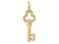 FJC Finejewelers 14k Yellow Gold Initial J Key Charm