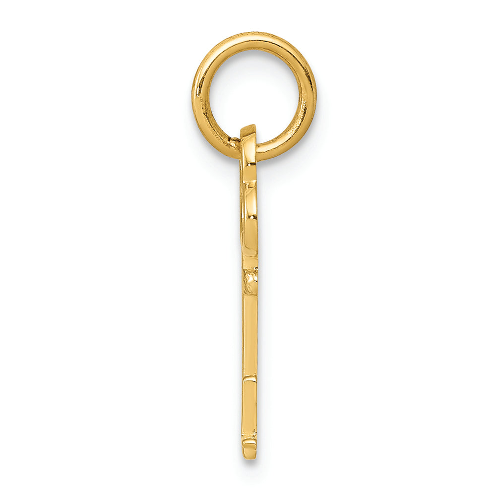 FJC Finejewelers 14k Yellow Gold Initial L Key Charm