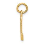 FJC Finejewelers 14k Yellow Gold Initial M Key Charm