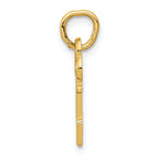 FJC Finejewelers 14k Yellow Gold Initial N Key Charm