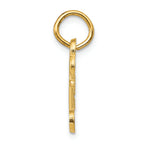 FJC Finejewelers 14k Yellow Gold Initial O Key Charm