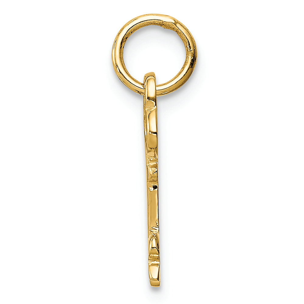 FJC Finejewelers 14k Yellow Gold Initial R Key Charm