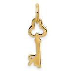 FJC Finejewelers 14k Yellow Gold Initial R Key Charm