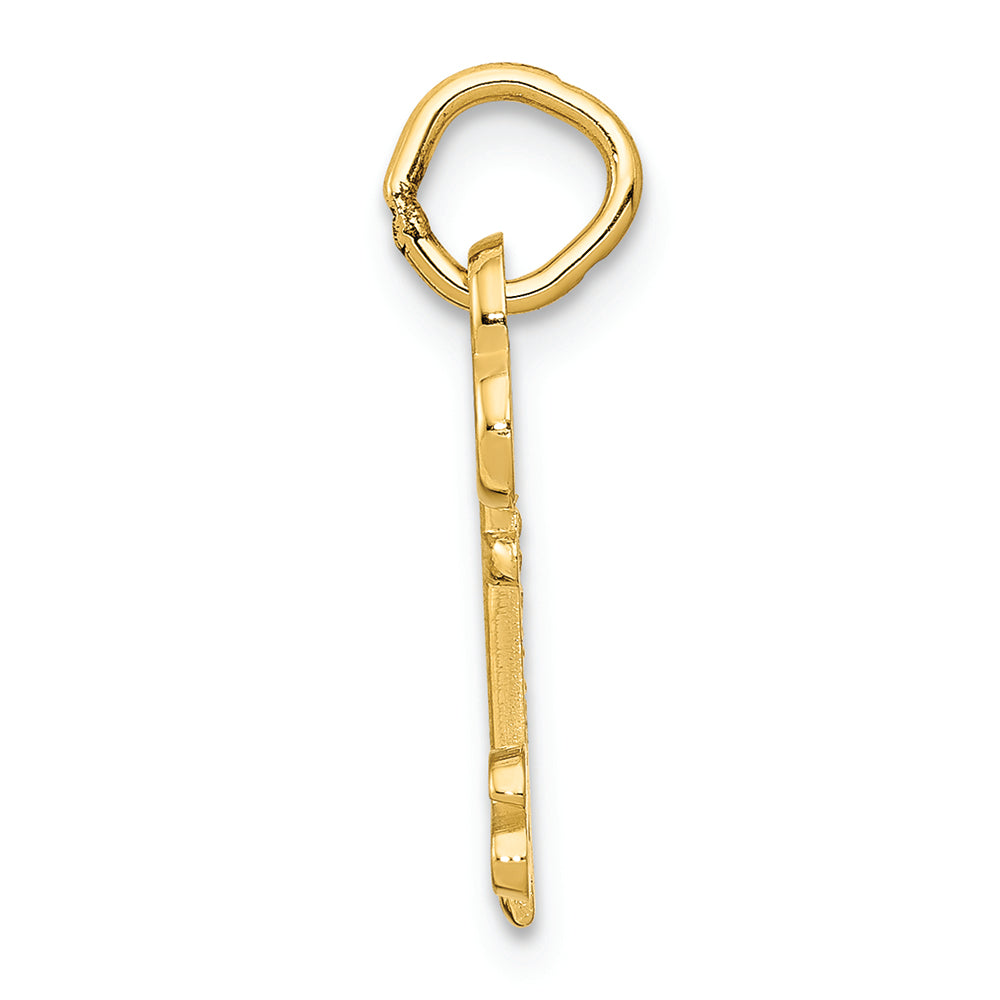 FJC Finejewelers 14k Yellow Gold Initial S Key Charm