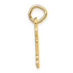 FJC Finejewelers 14k Yellow Gold Initial S Key Charm
