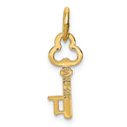 FJC Finejewelers 14k Yellow Gold Initial T Key Charm