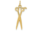FJC Finejewelers 14k Yellow Gold Scissors Charm