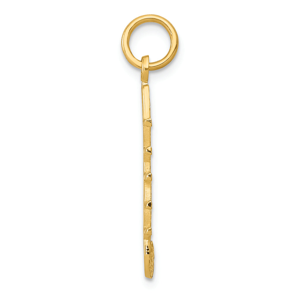 FJC Finejewelers 14k Yellow Gold Music Note Charm