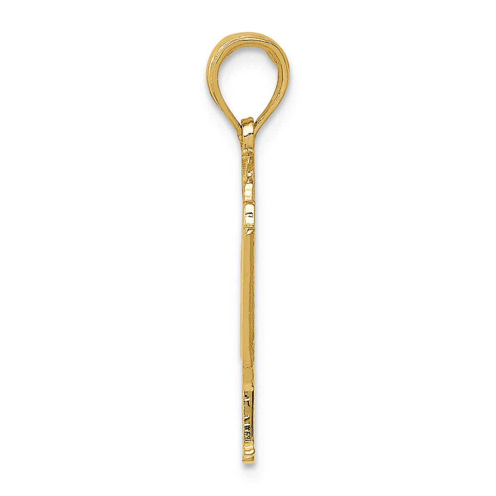 FJC Finejewelers 14k Yellow Gold Piano Charm