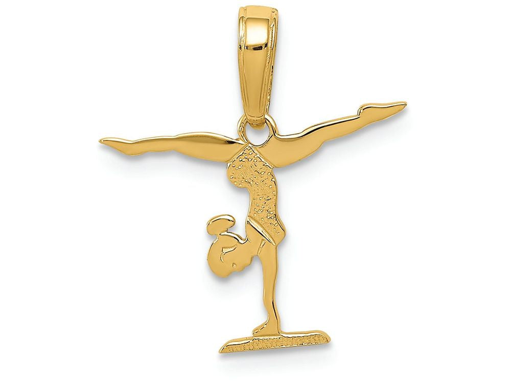 FJC Finejewelers 14k Yellow Gold Gymnastics Charm