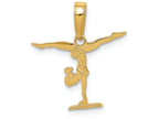 FJC Finejewelers 14k Yellow Gold Gymnastics Charm